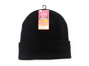 Knit cap-thinsulate-black-