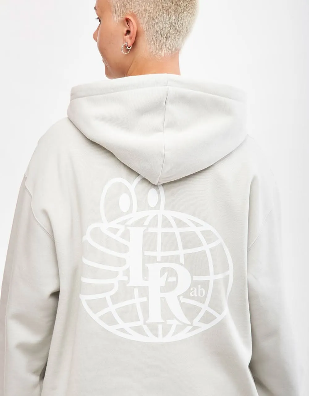 Last Resort AB Atlas Monogram Pullover Hoodie - Fog Grey