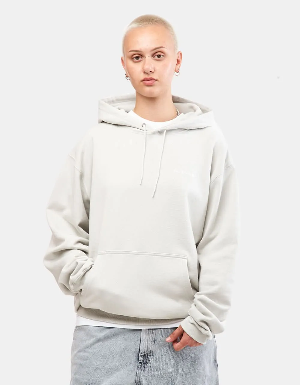 Last Resort AB Atlas Monogram Pullover Hoodie - Fog Grey