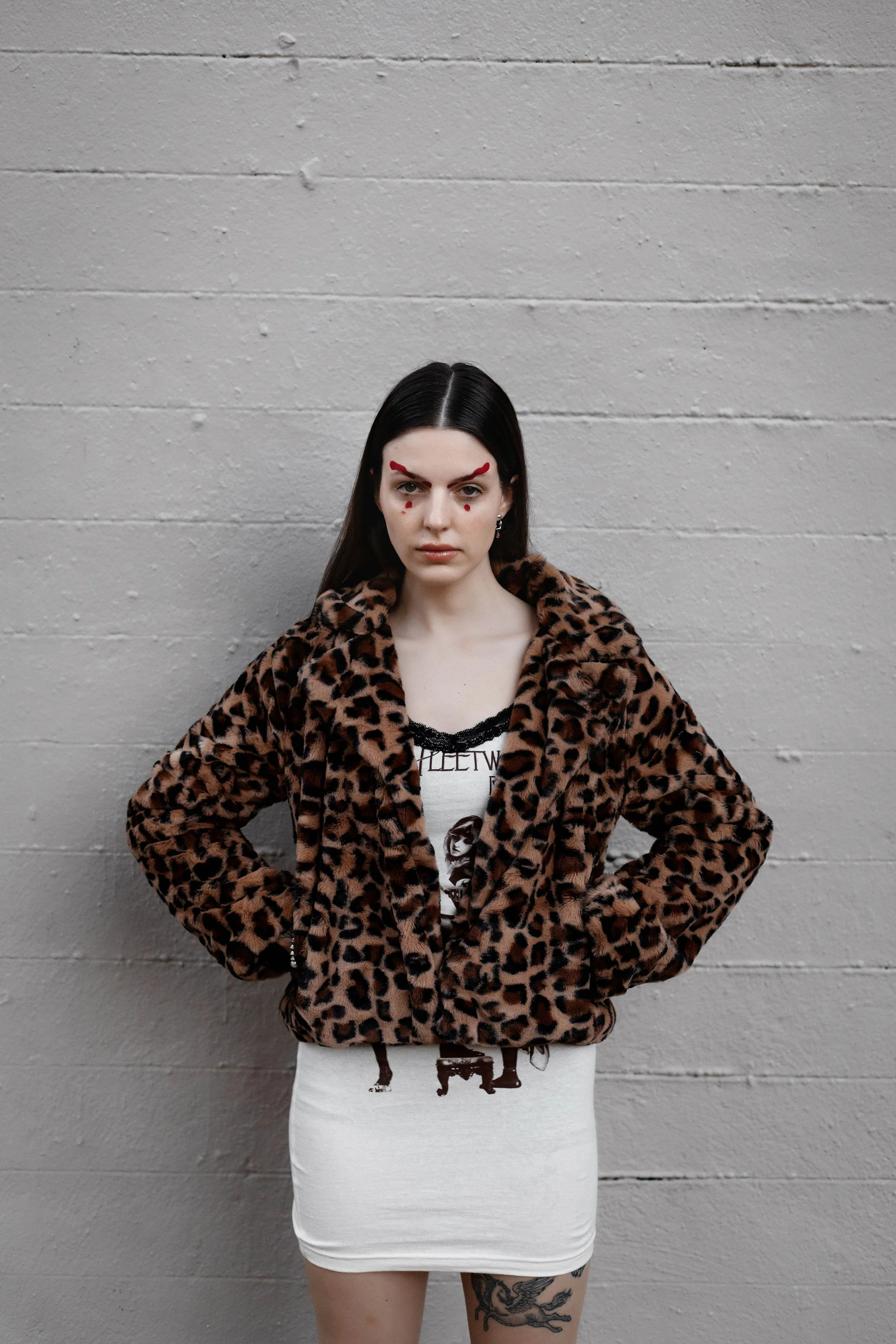 Leopard Faux Fur (Short) Jacket