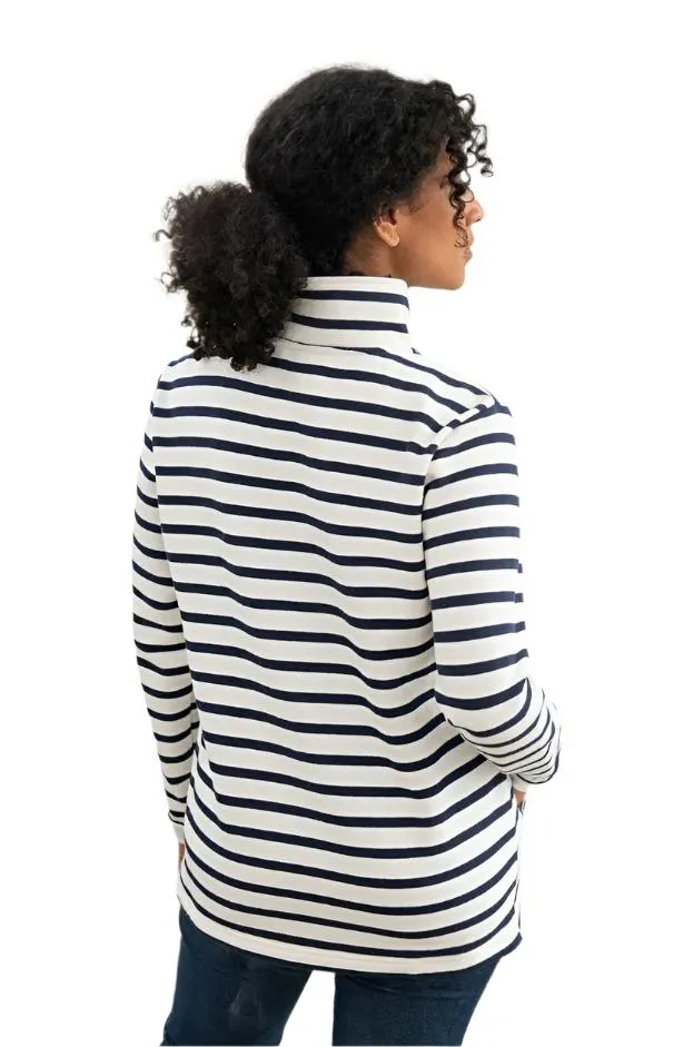 Lighthouse Womens Shore Sweatshirt Cloud/Navy