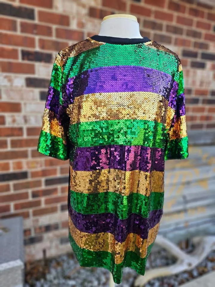 Mardi Gras Sequin Tunic