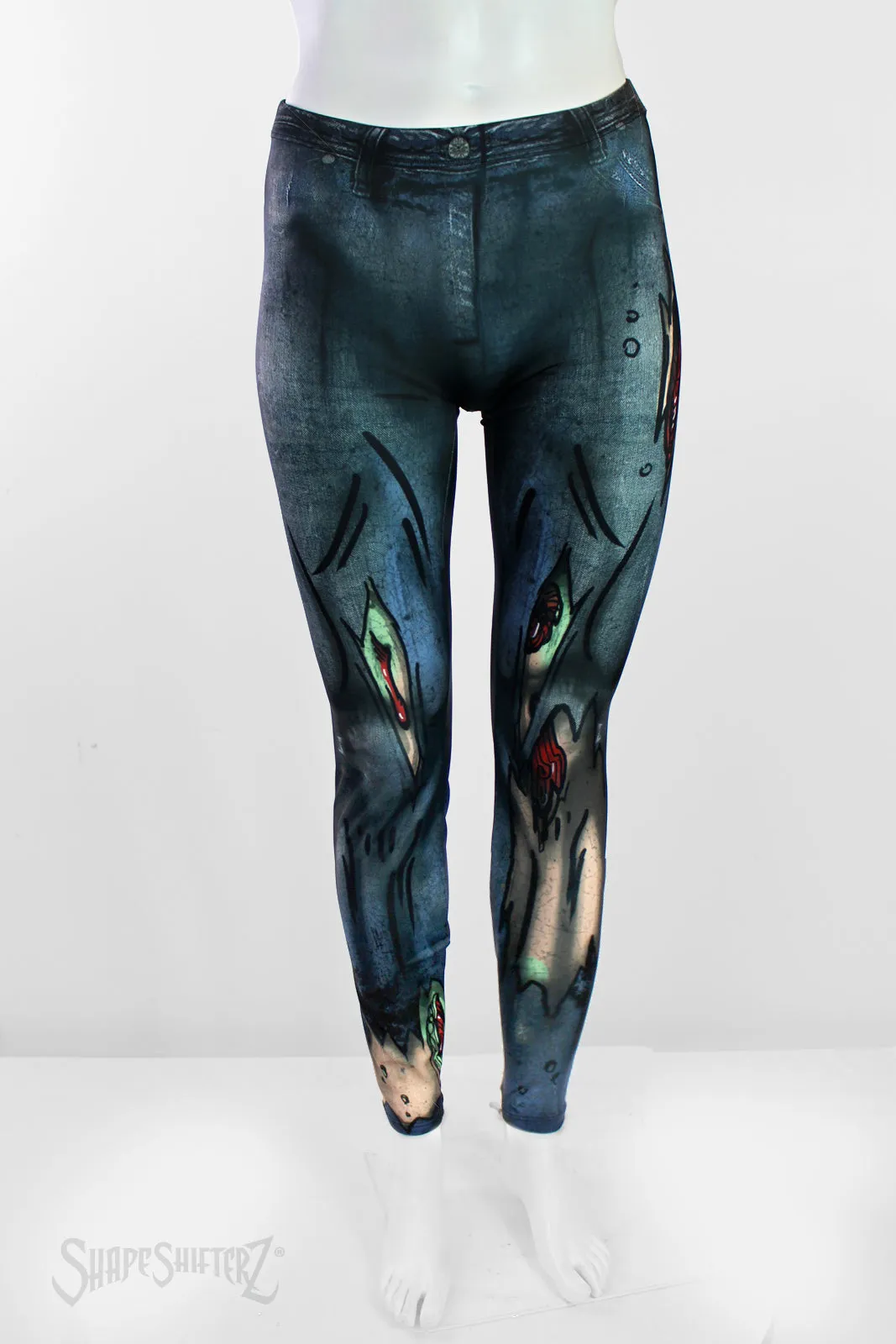 Men's 'ZOMBIE JEAN LEGGINGS'- Sportswear/Costume