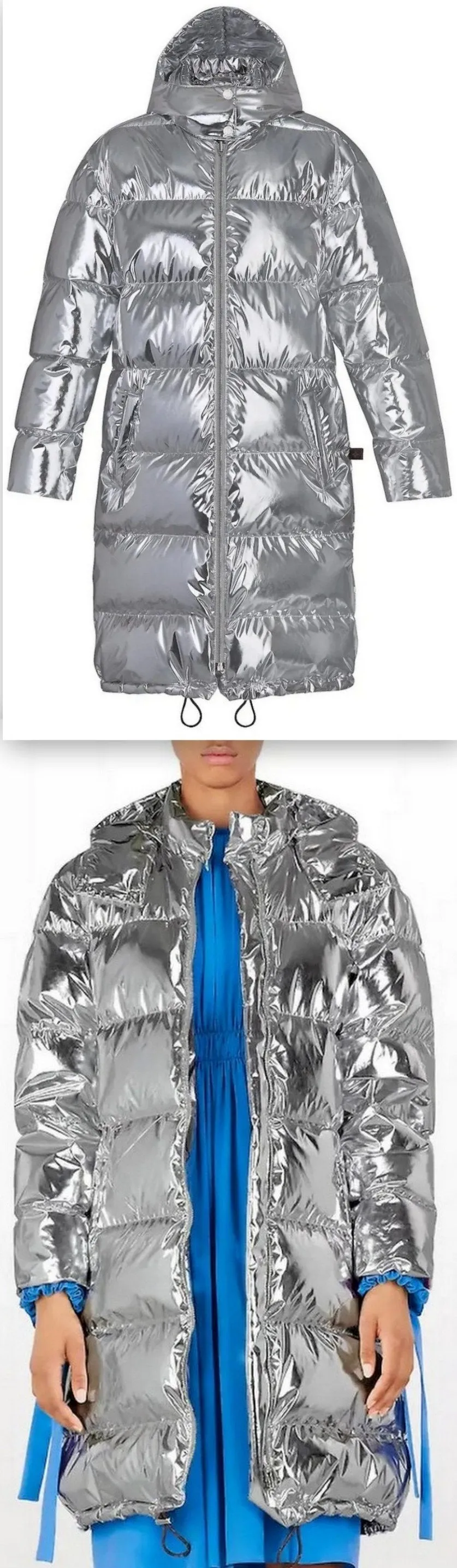 Metallic Down Coat