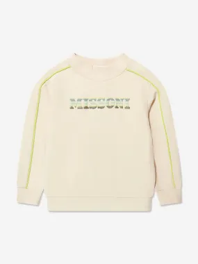 Missoni Boys Logo Sweatshirt in Beige