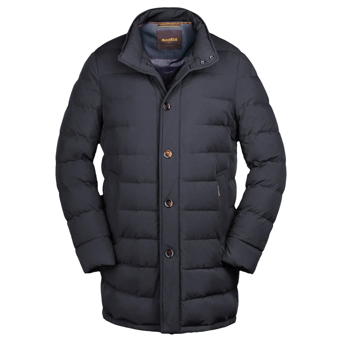 Moorer Lavagna Grey ‘Calegari’ Down-Filled Padded Coat