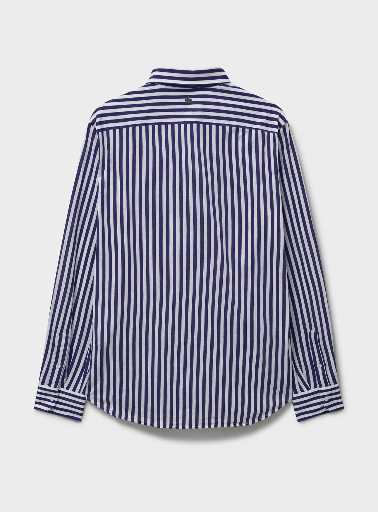 Neem Navy City Stripe Pop-Over Men's shirt