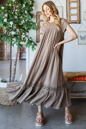 Neutral Navajo Maxi Dress