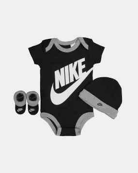 Nike Futura Three-Piece Infant Set Black