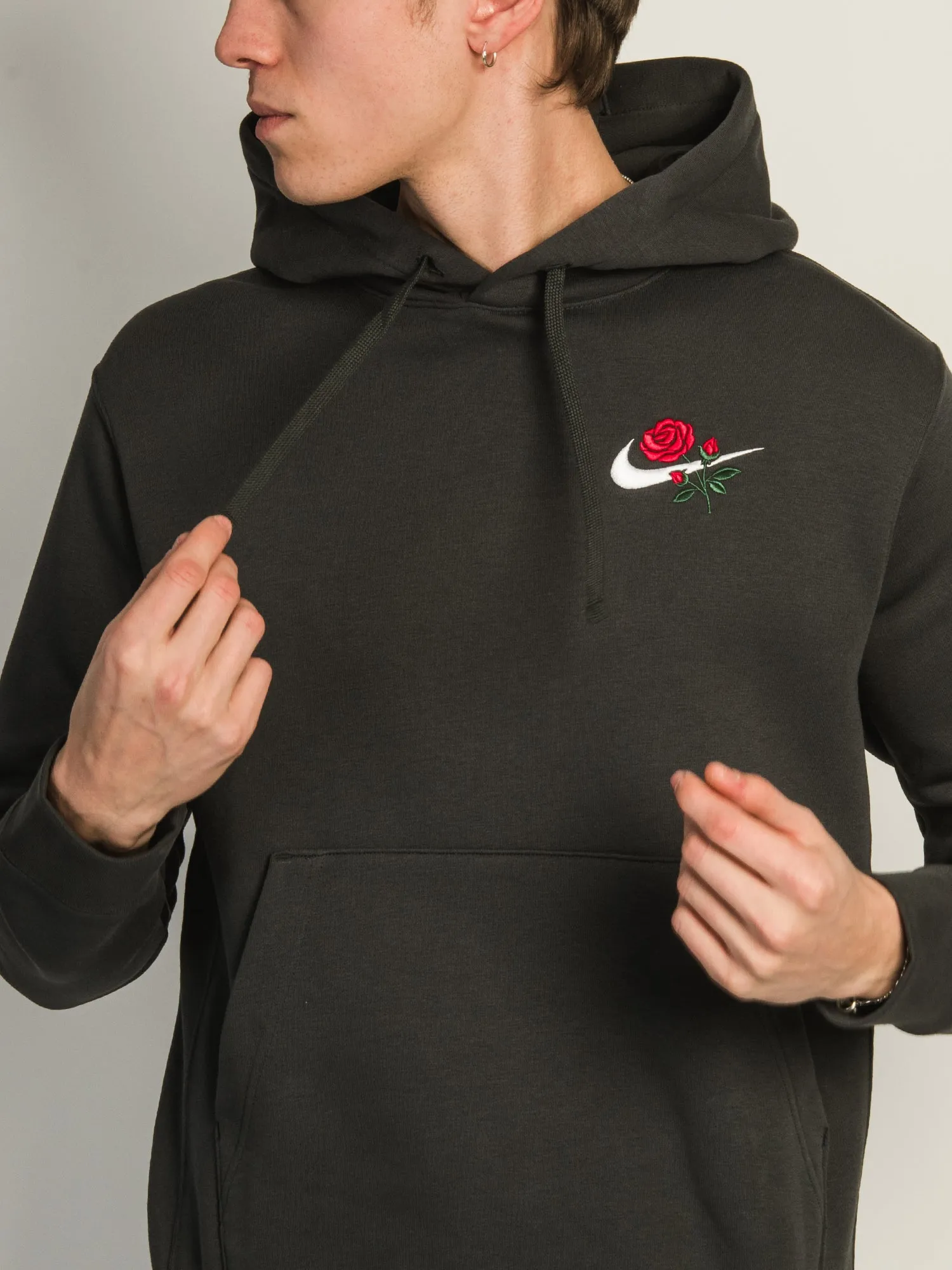 NIKE SPORTSWEAR CLUB ROSE PULLOVER HOODIE