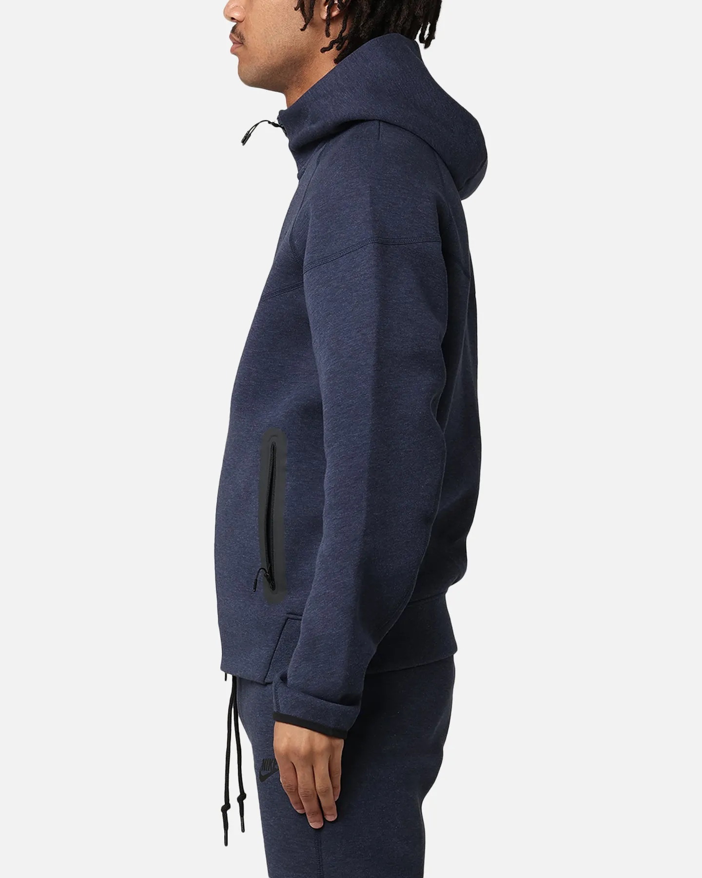 Nike Sportswear Tech Fleece Full-Zip Windrunner Hoodie Obsidian Heather Black