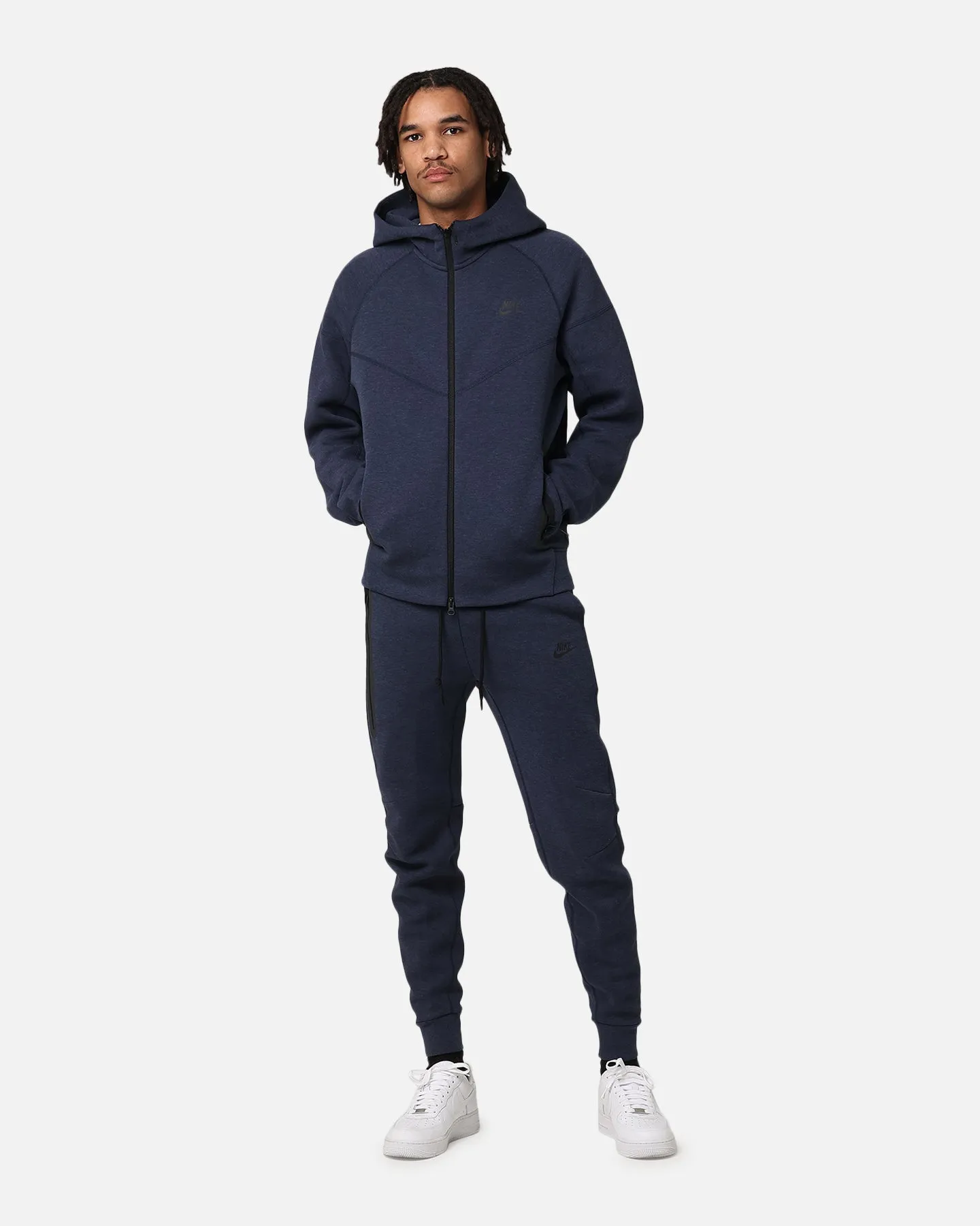 Nike Sportswear Tech Fleece Full-Zip Windrunner Hoodie Obsidian Heather Black