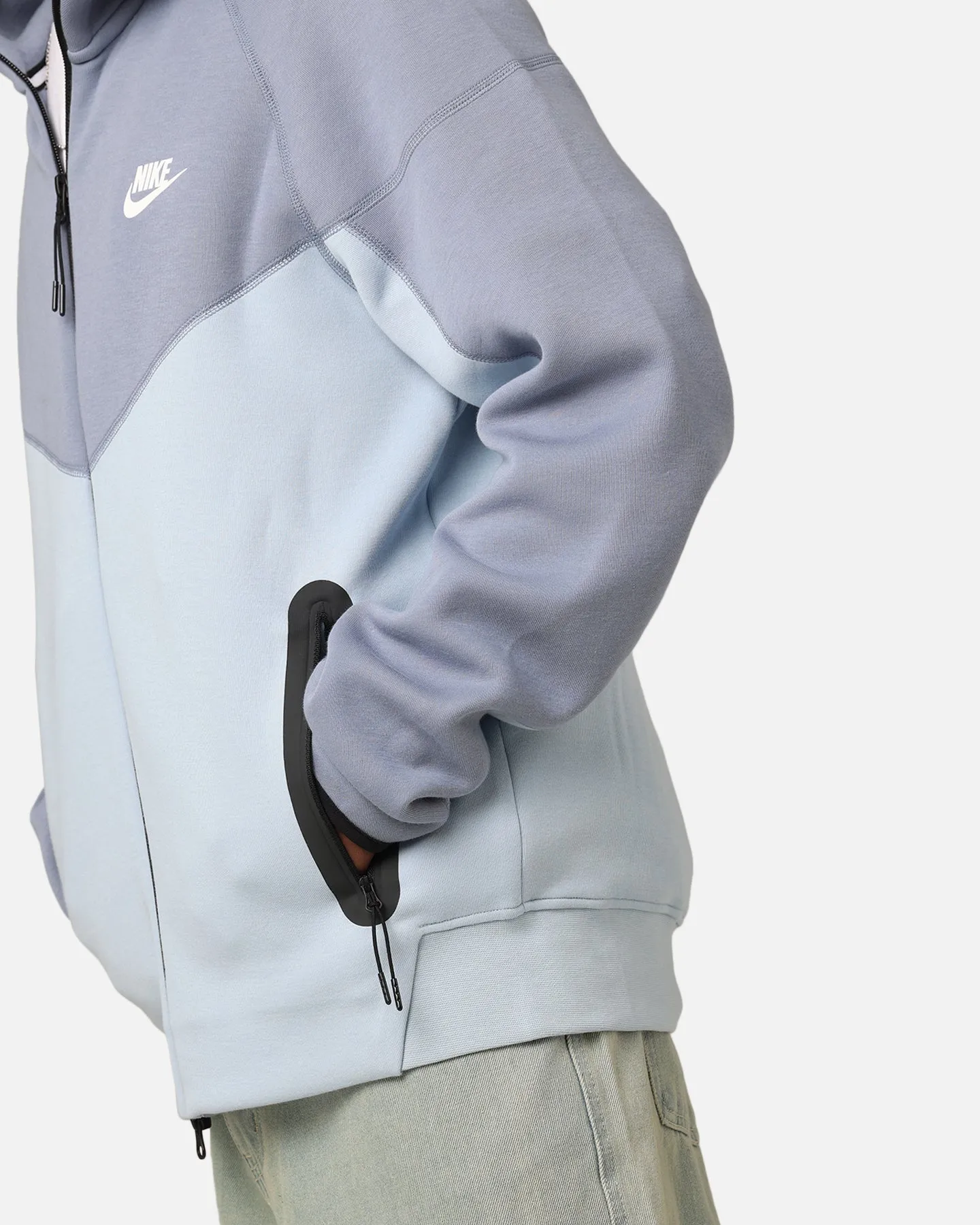 Nike Sportswear Tech Fleece Windrunner Full-Zip Hoodie Jacket Light Armoury Blue