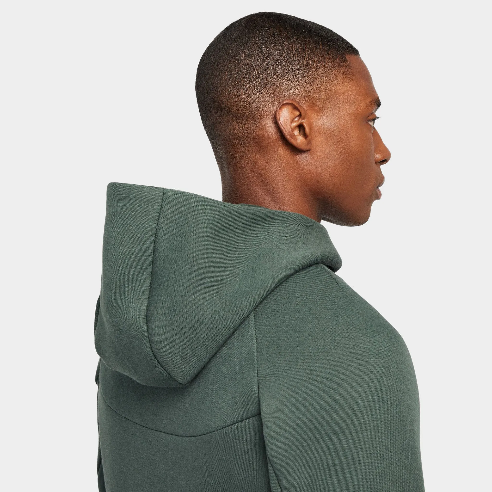 Nike Tech Fleece Full-Zip Windrunner Hoodie Vintage Green / Black