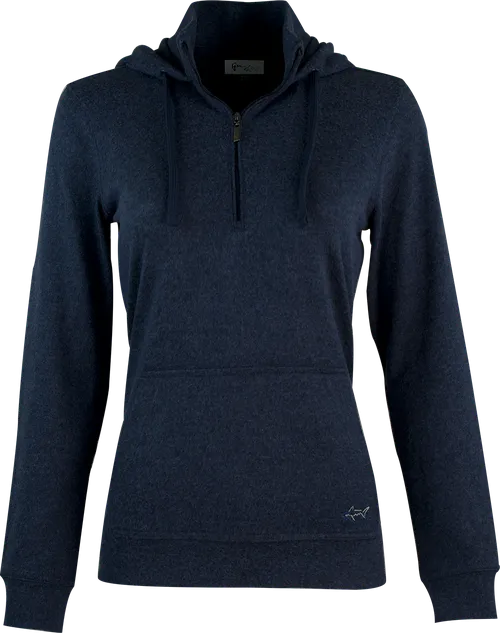 OUTLET-Greg Norman Ladies Lab 1/4-Zip Hoodie