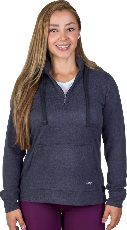 OUTLET-Greg Norman Ladies Lab 1/4-Zip Hoodie