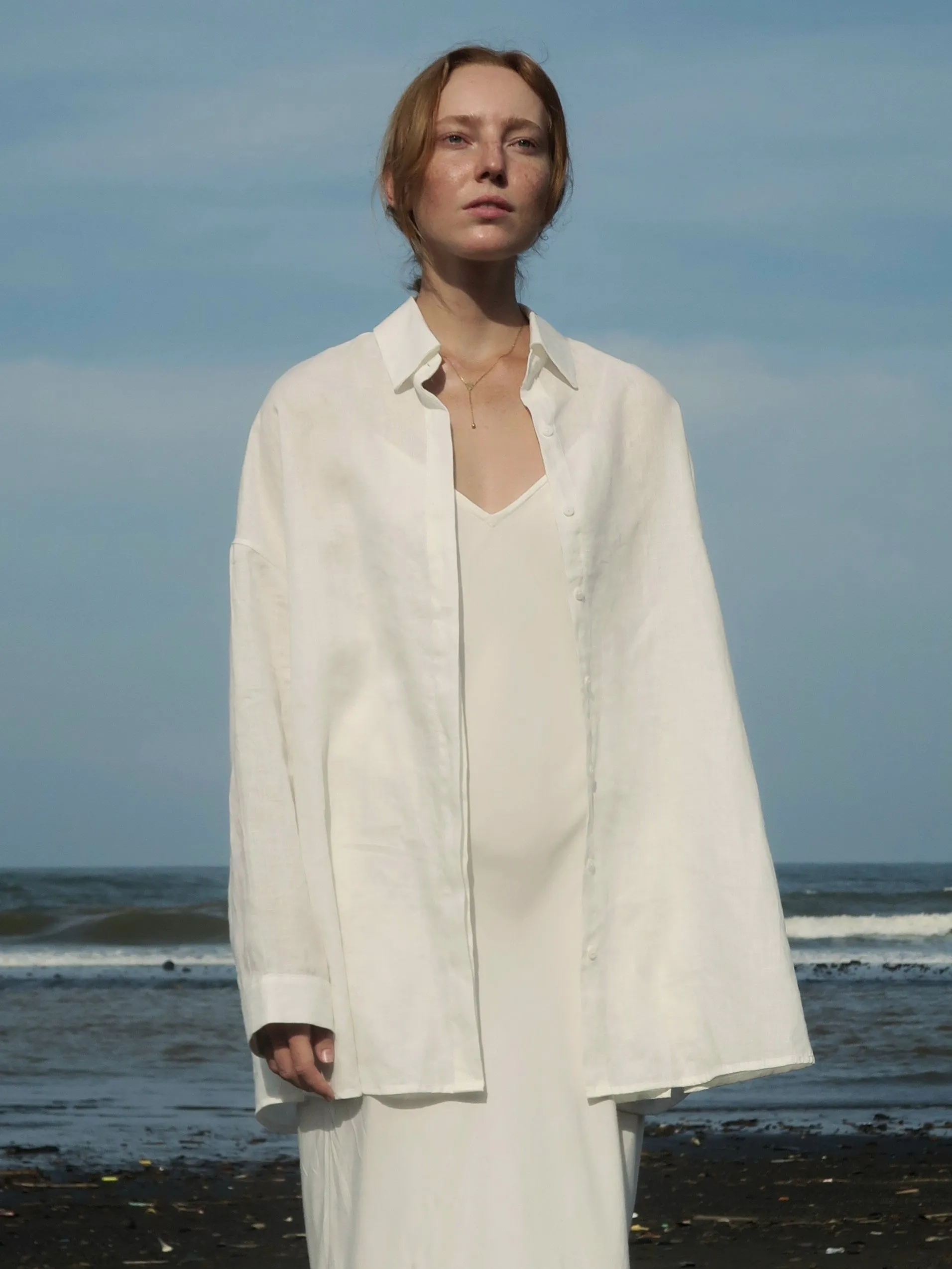 Oversized Linen Shirt