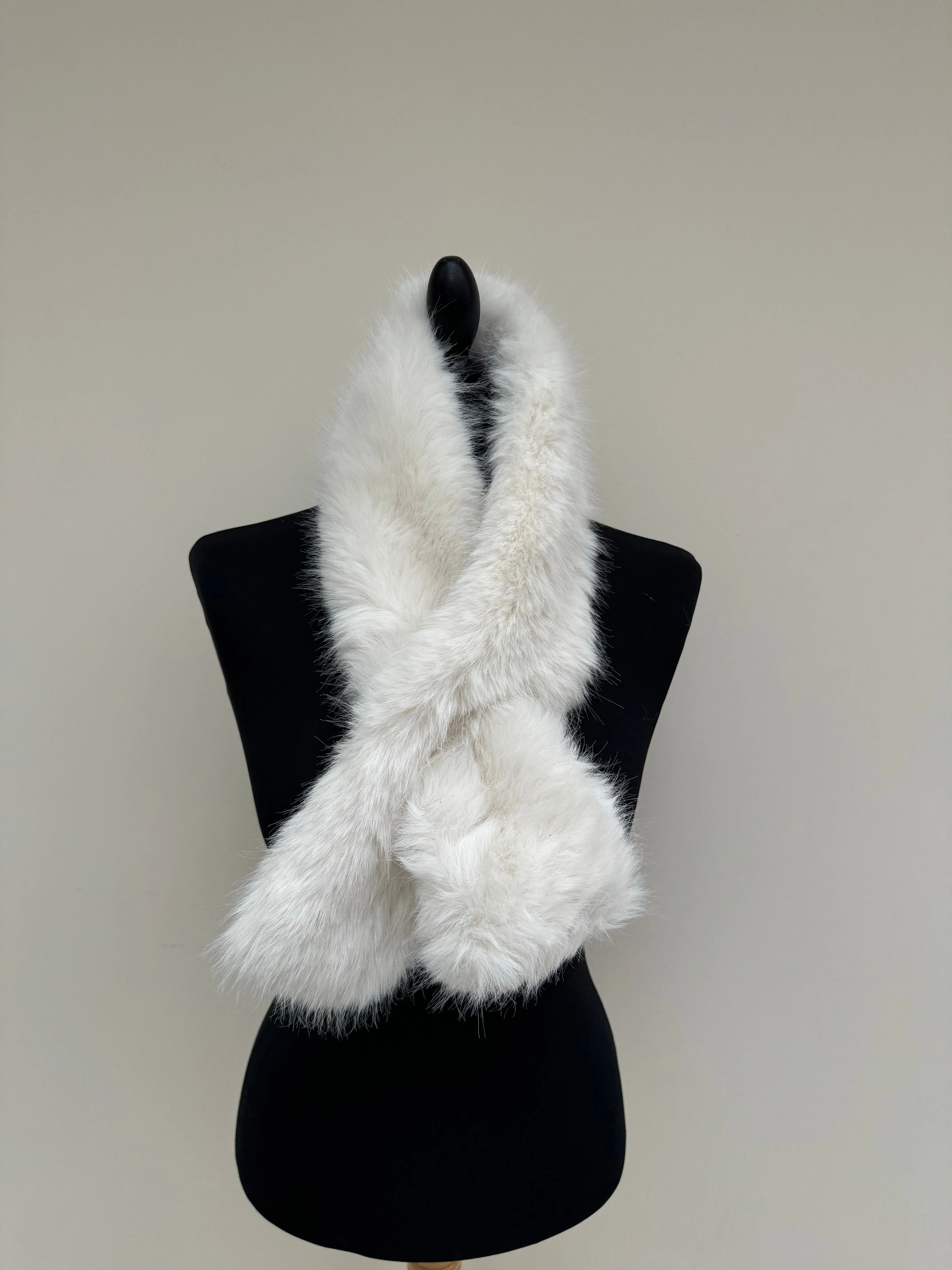 Park Lane Fur Collar Scarf