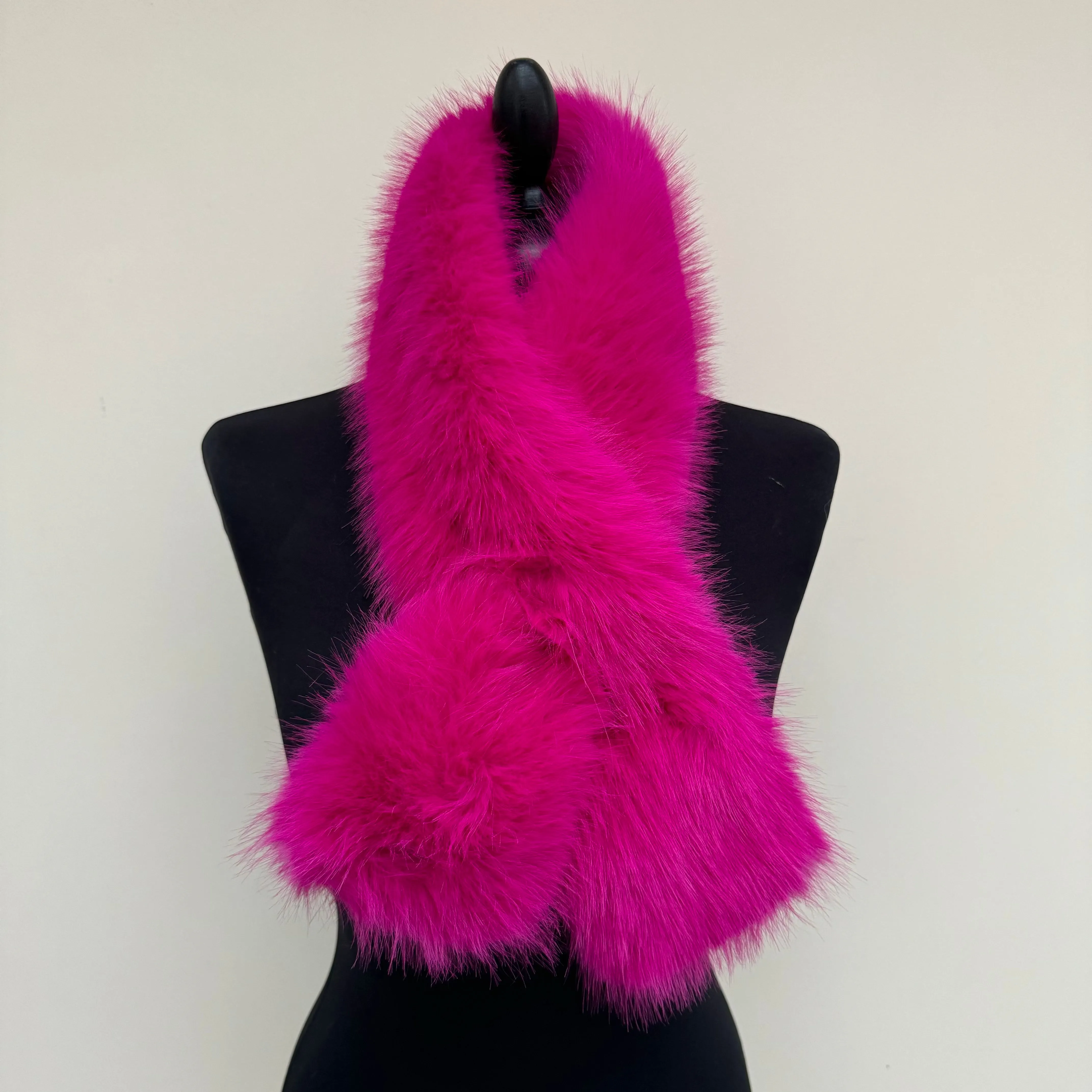 Park Lane Fur Collar Scarf