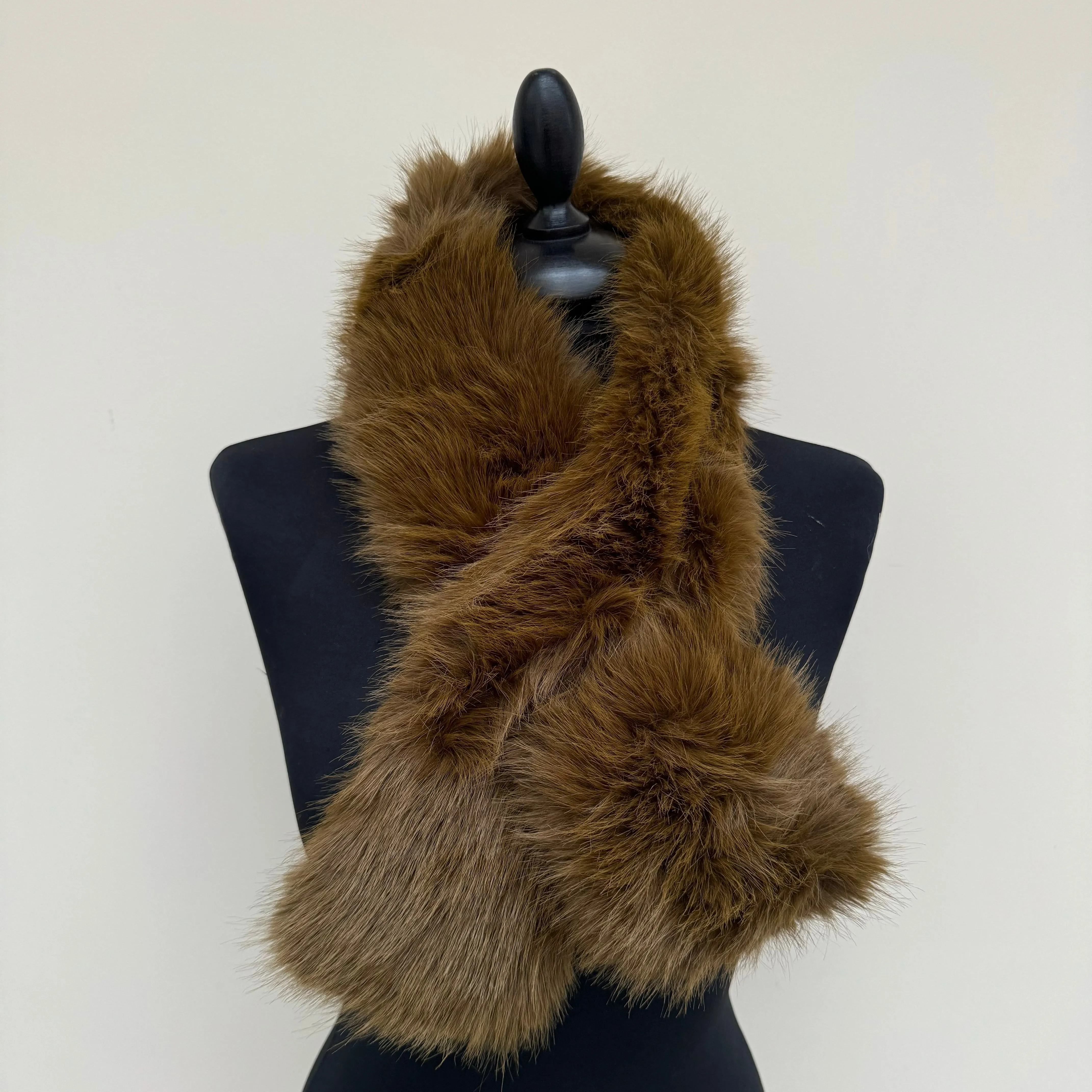 Park Lane Fur Collar Scarf