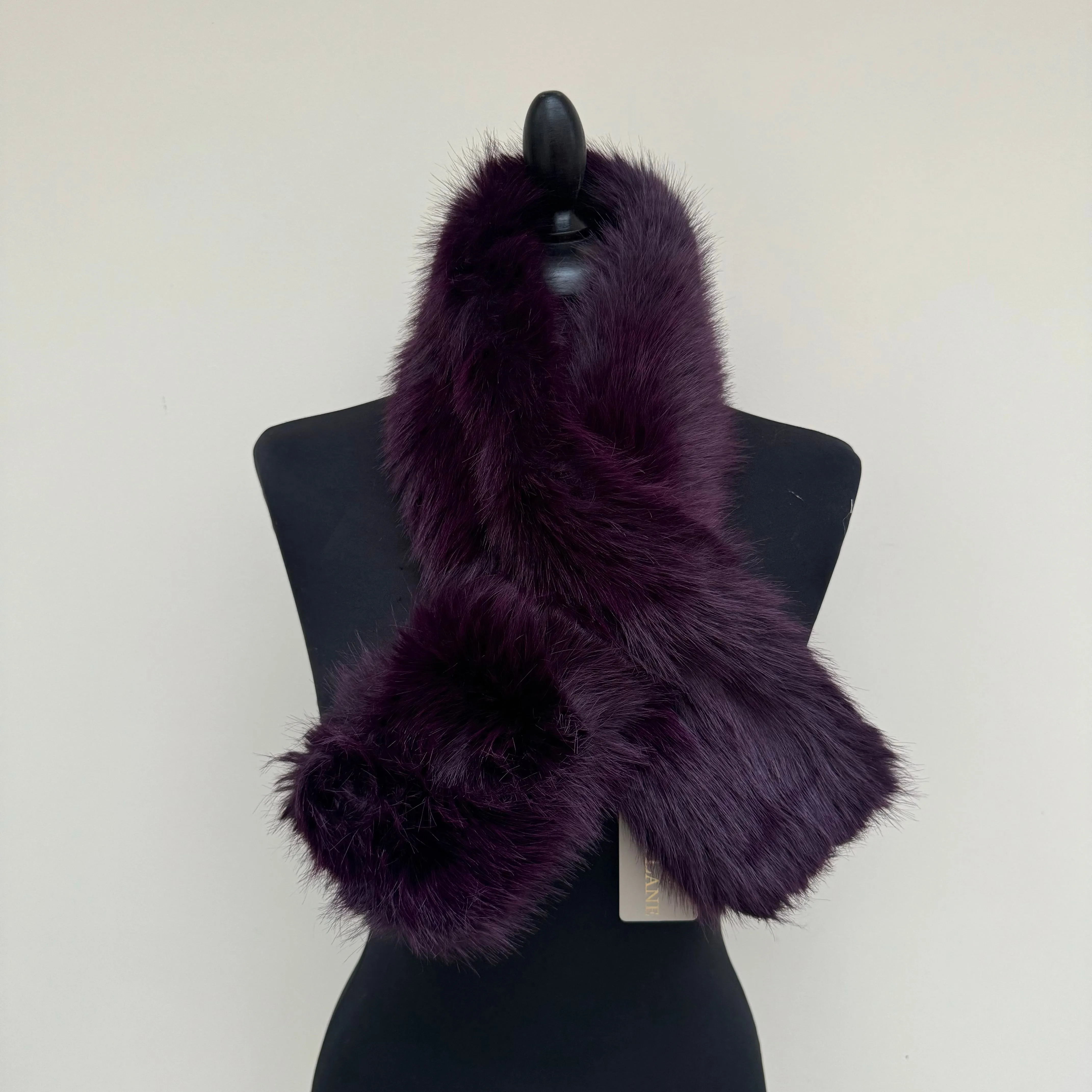 Park Lane Fur Collar Scarf