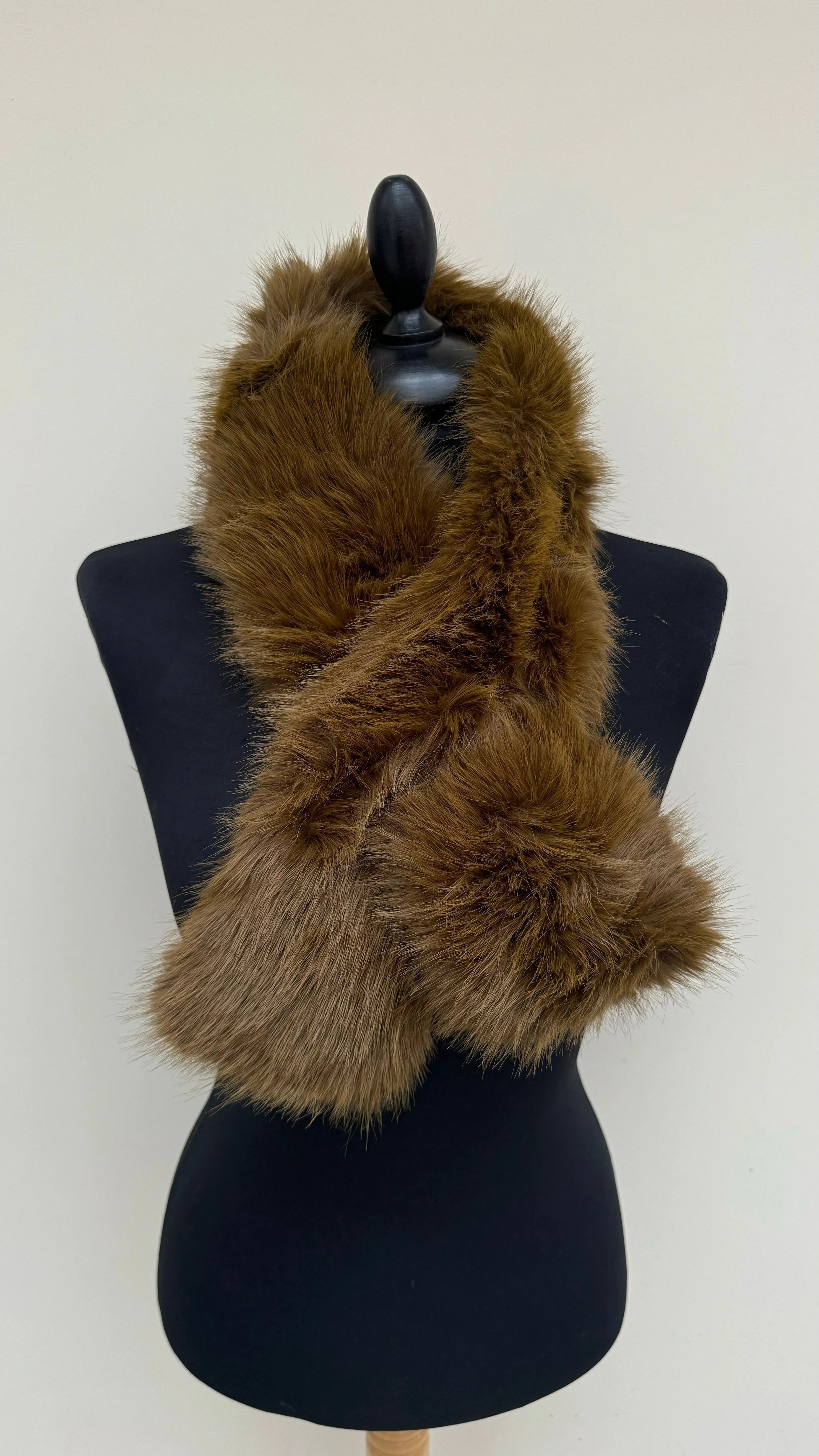 Park Lane Fur Collar Scarf