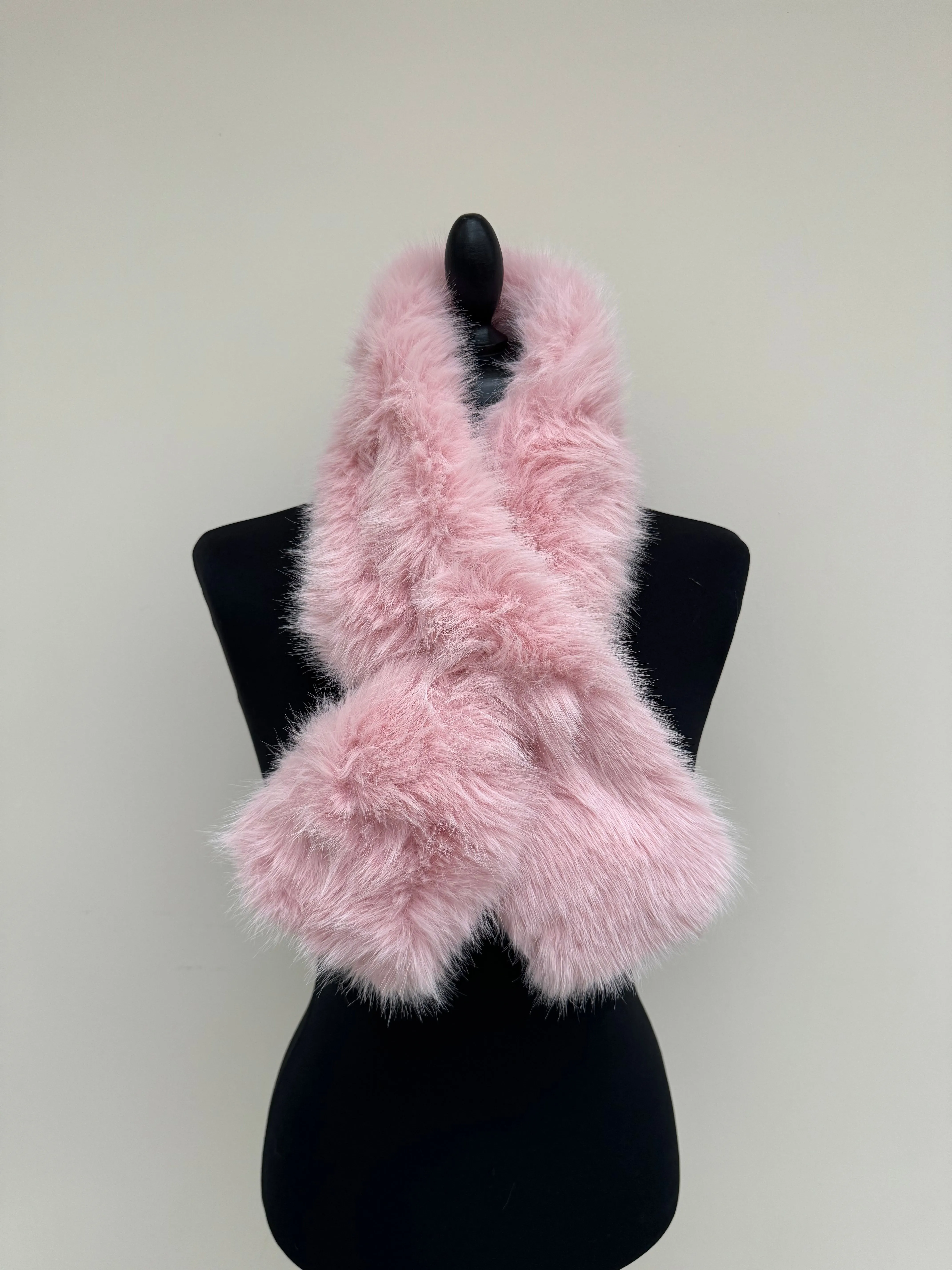 Park Lane Fur Collar Scarf