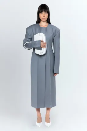 Pertia Coat in Grigio Piombo Tailoring