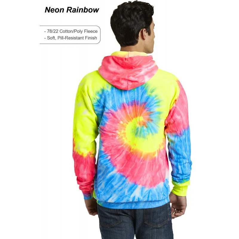 Port & Company® - Tie-Dye Pullover Hooded Sweatshirt