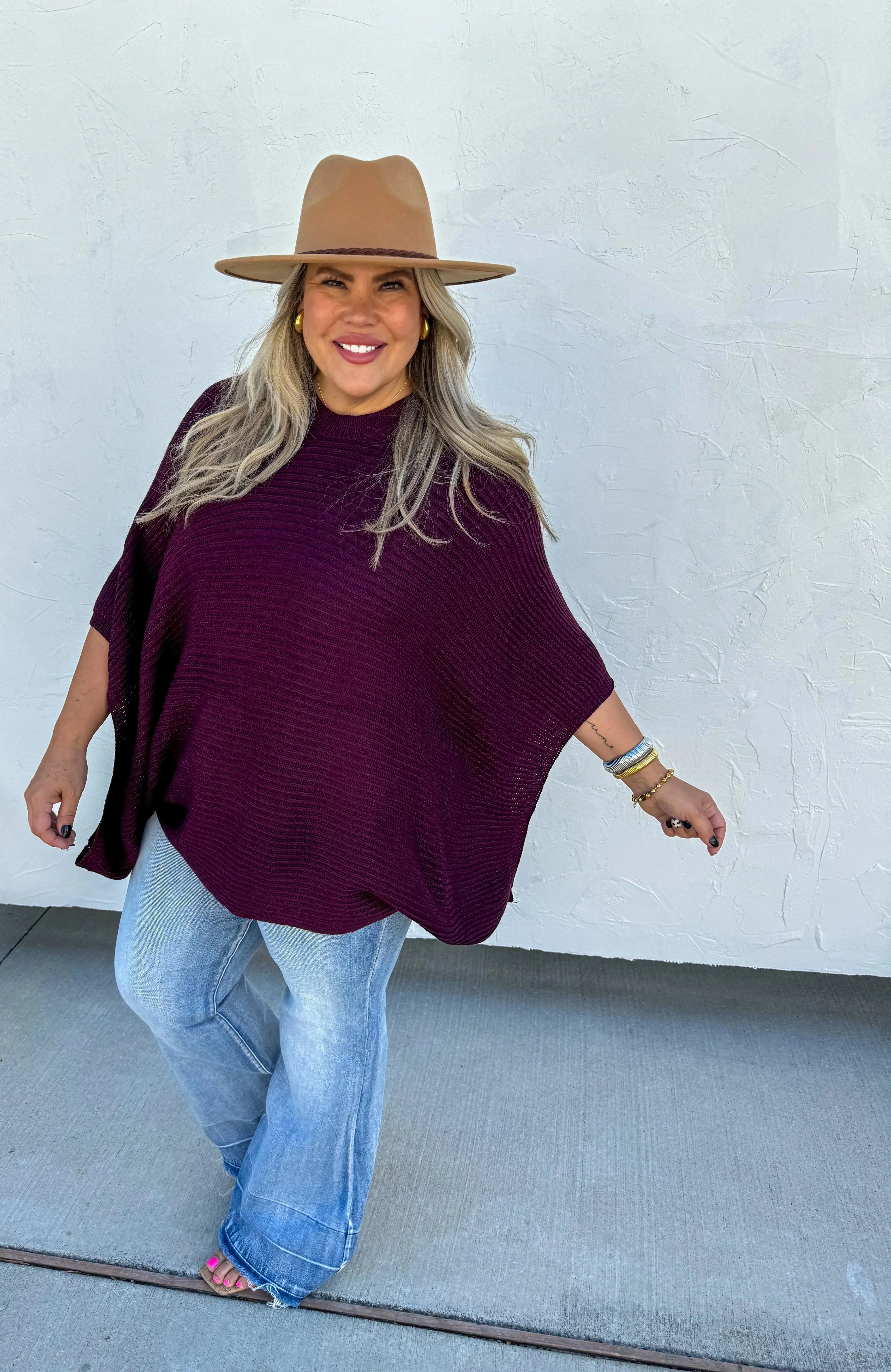 PREORDER: Meg Pullover Poncho in Five Colors