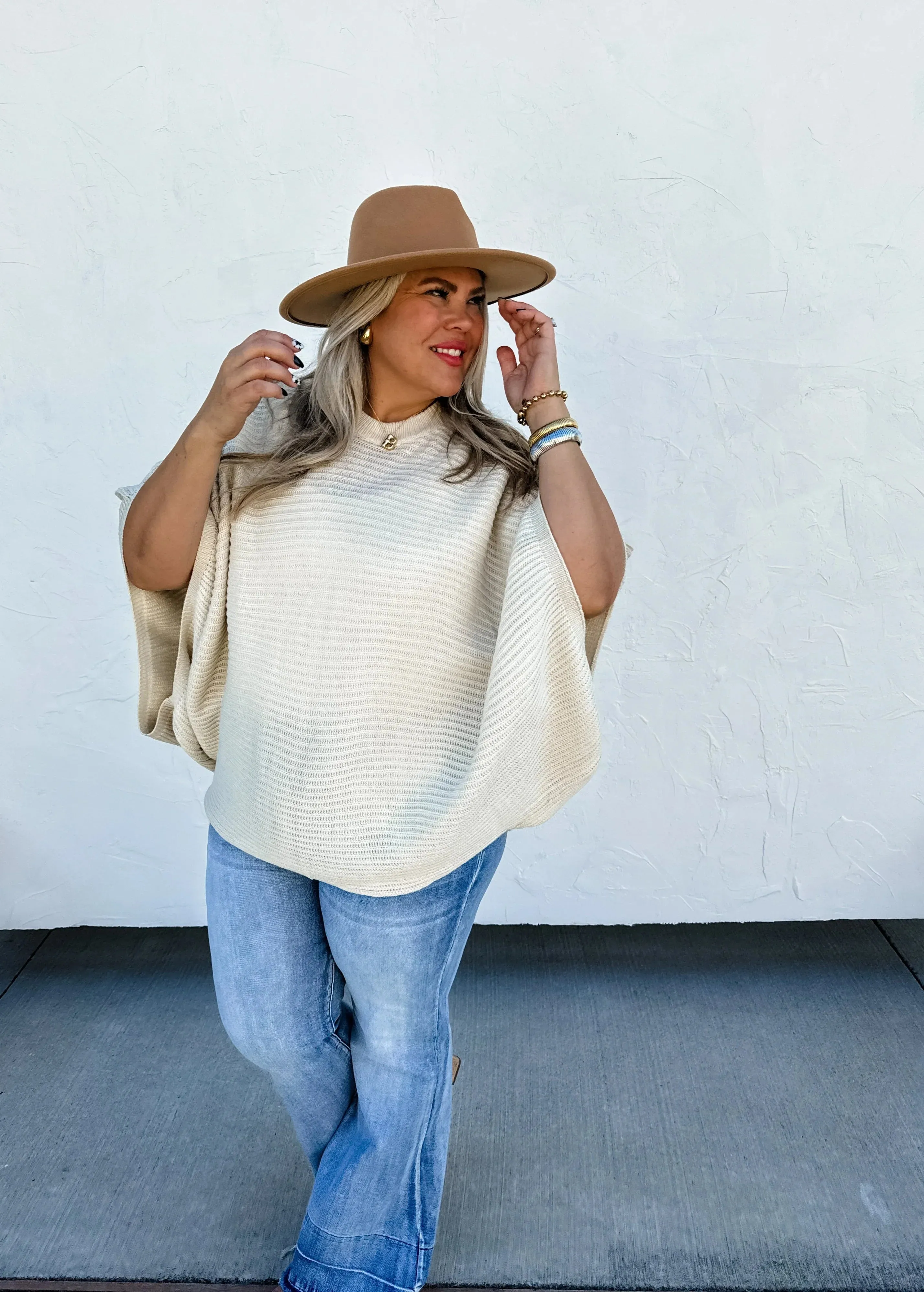 PREORDER: Meg Pullover Poncho in Five Colors