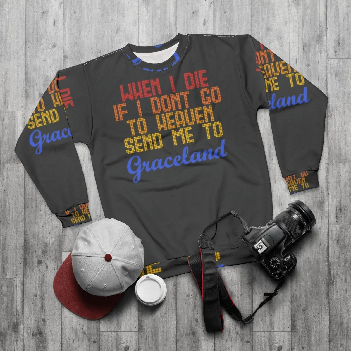 "Elvis Sweatshirt: Send Me to Graceland"