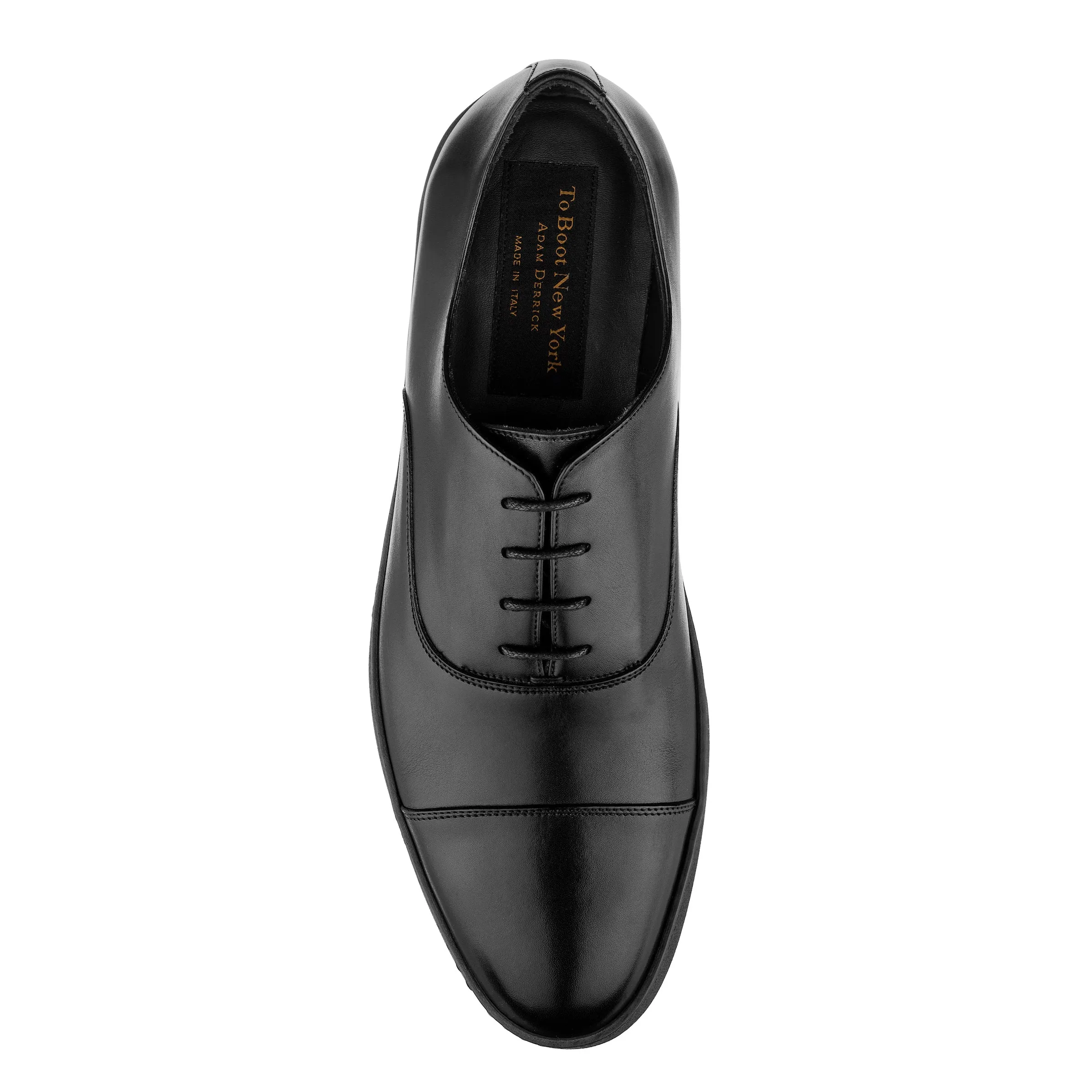 Randy Black Cap Toe Hybrid Lace Up