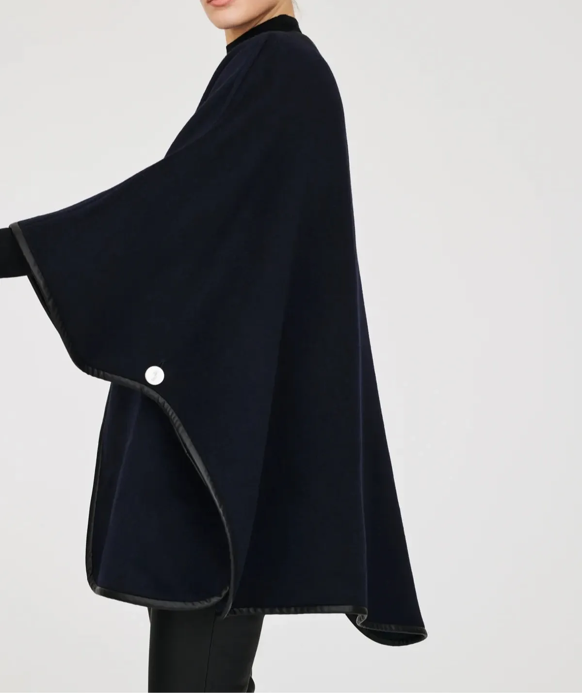 Reversible Wool Cape