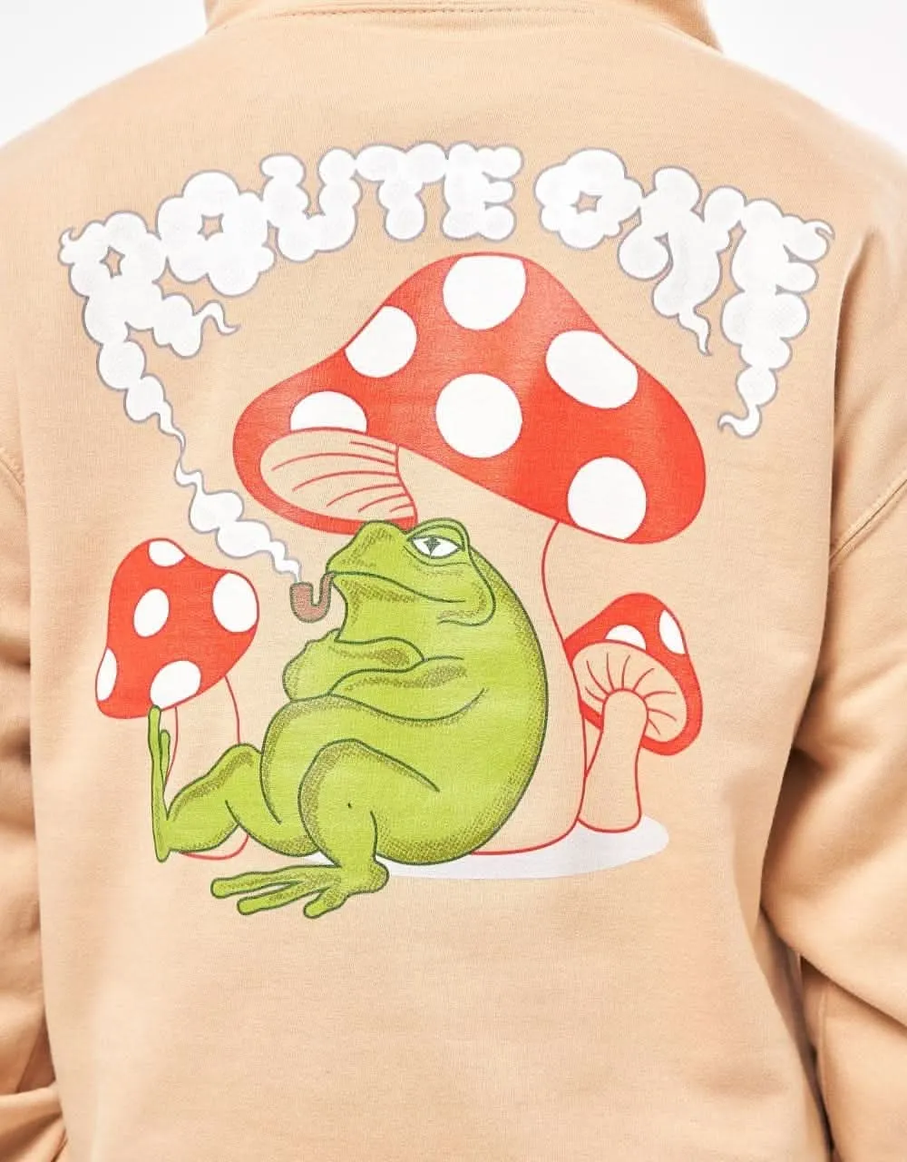 Route One Toadally Chill Pullover Hoodie - Nude