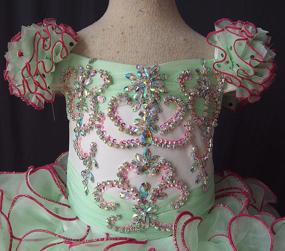 Sale Infant/toddler/baby/children/kids Girl's Glitz Pageant Dress