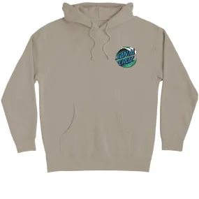 Santa Cruz Wave Dot Hoodie - Cement