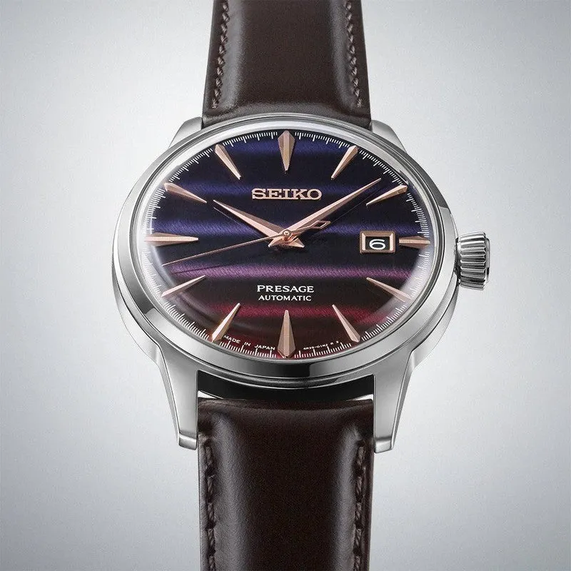 Seiko Presage ‘Purple Sunset’ Cocktail Time Limited Edition - SRPK75J1