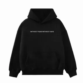 Simple Autumn  Black Hoodie Pullover sweatshirt