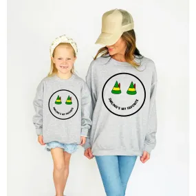 Smiling's My Favorite Smiley Sweatshirt |YOUTH|