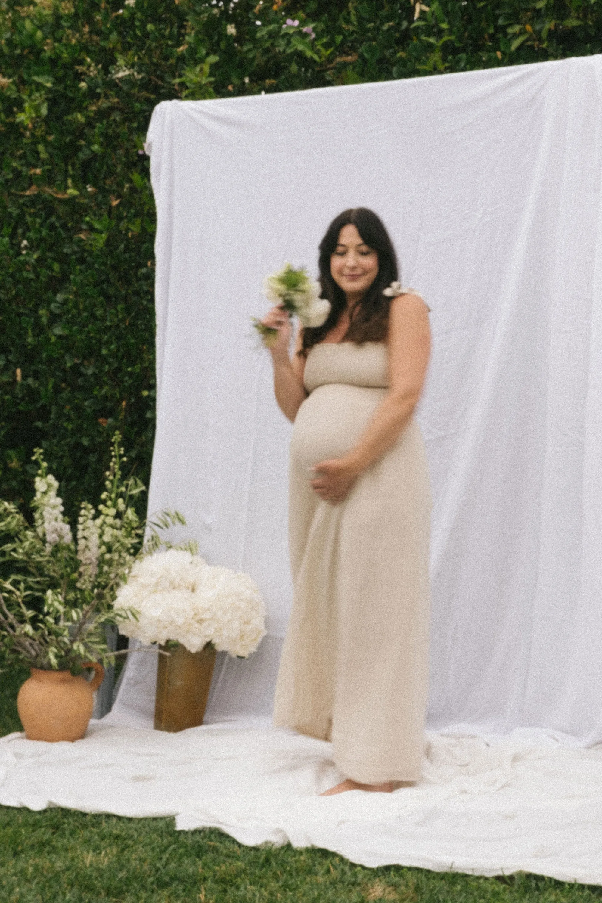 Sophie Dress in Oatmeal Linen