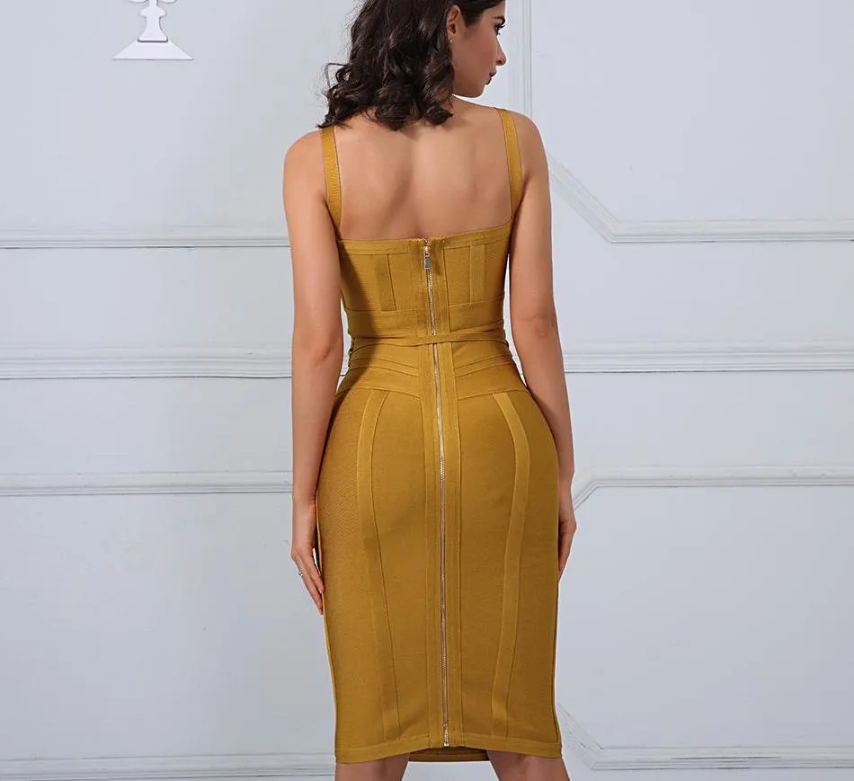 Spaghetti Strap  Bodycon Dress