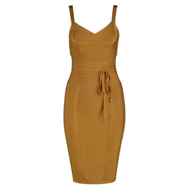 Spaghetti Strap  Bodycon Dress