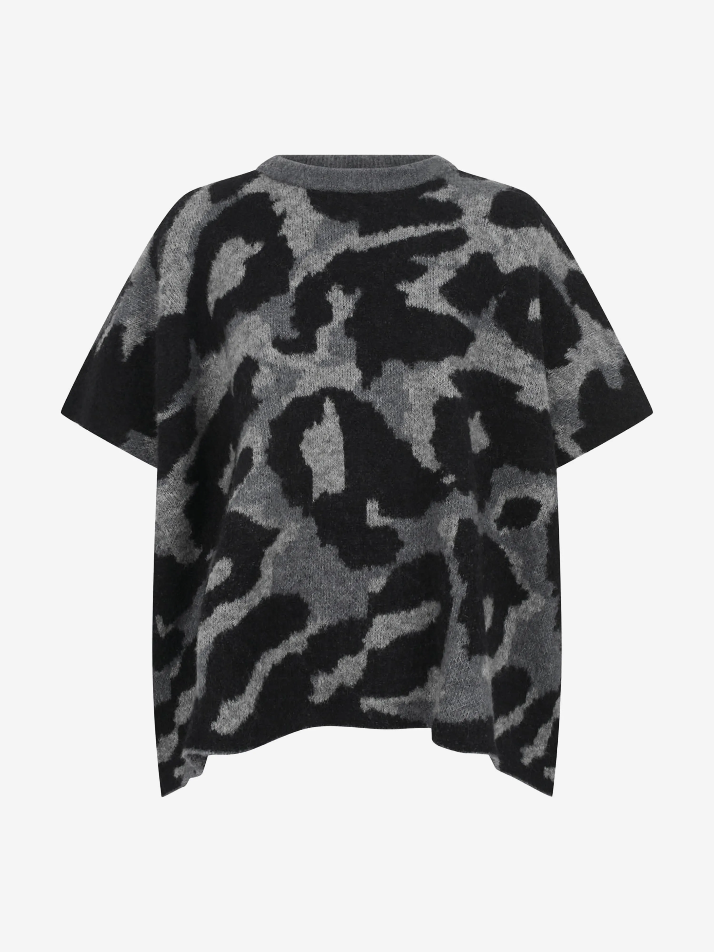 Stella McCartney Girls Camo Wool Poncho