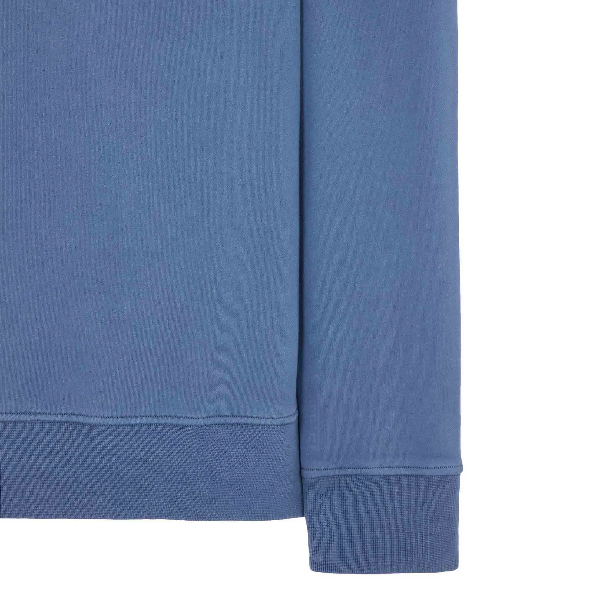 Stone Island Garment Dyed Crewneck Sweatshirt in Avio Blue