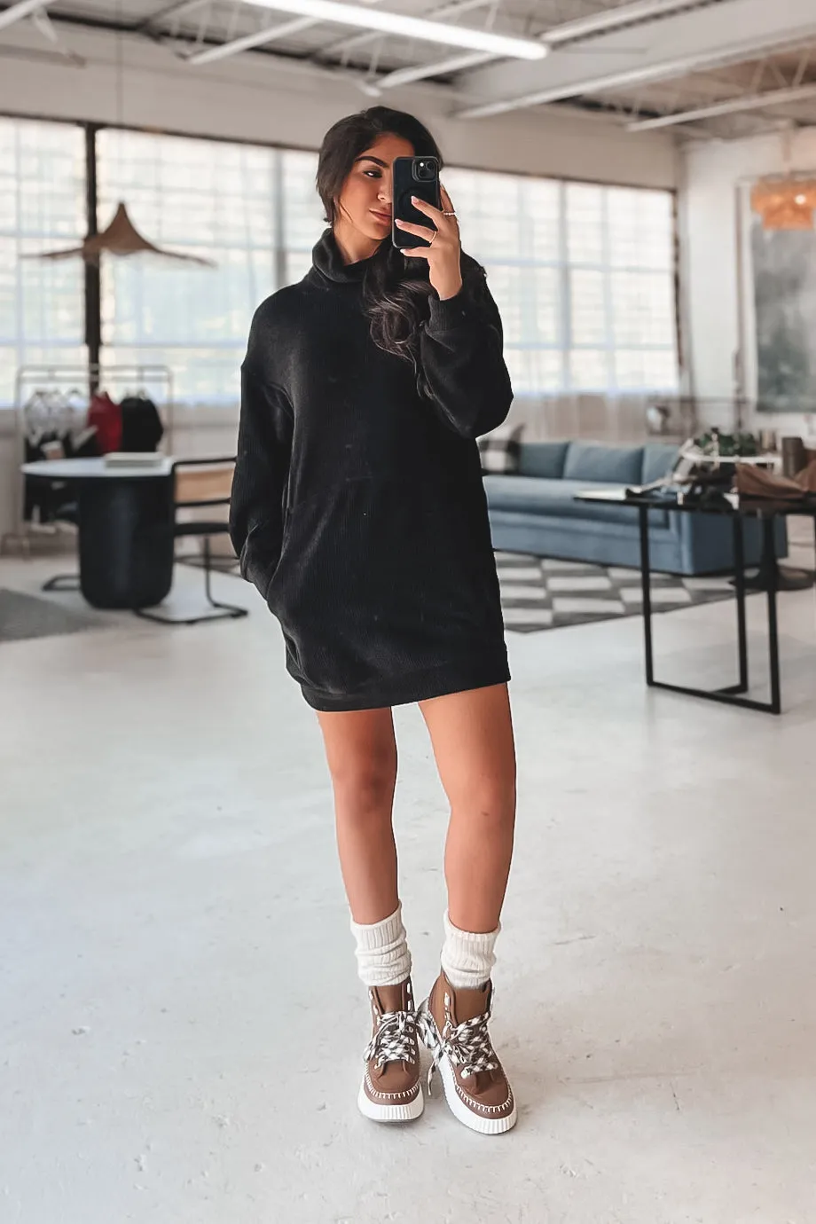 Sweet Sweet Ribbed Sweater Dress