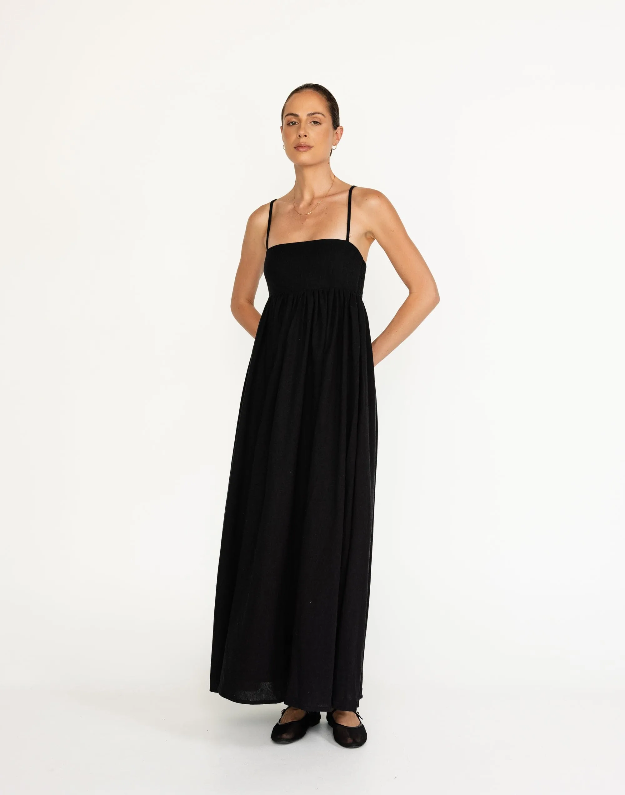 Tarsha Maxi Dress (Black)