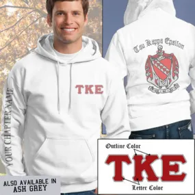 Tau Kappa Epsilon Crest Hoodie - G185 - SUB