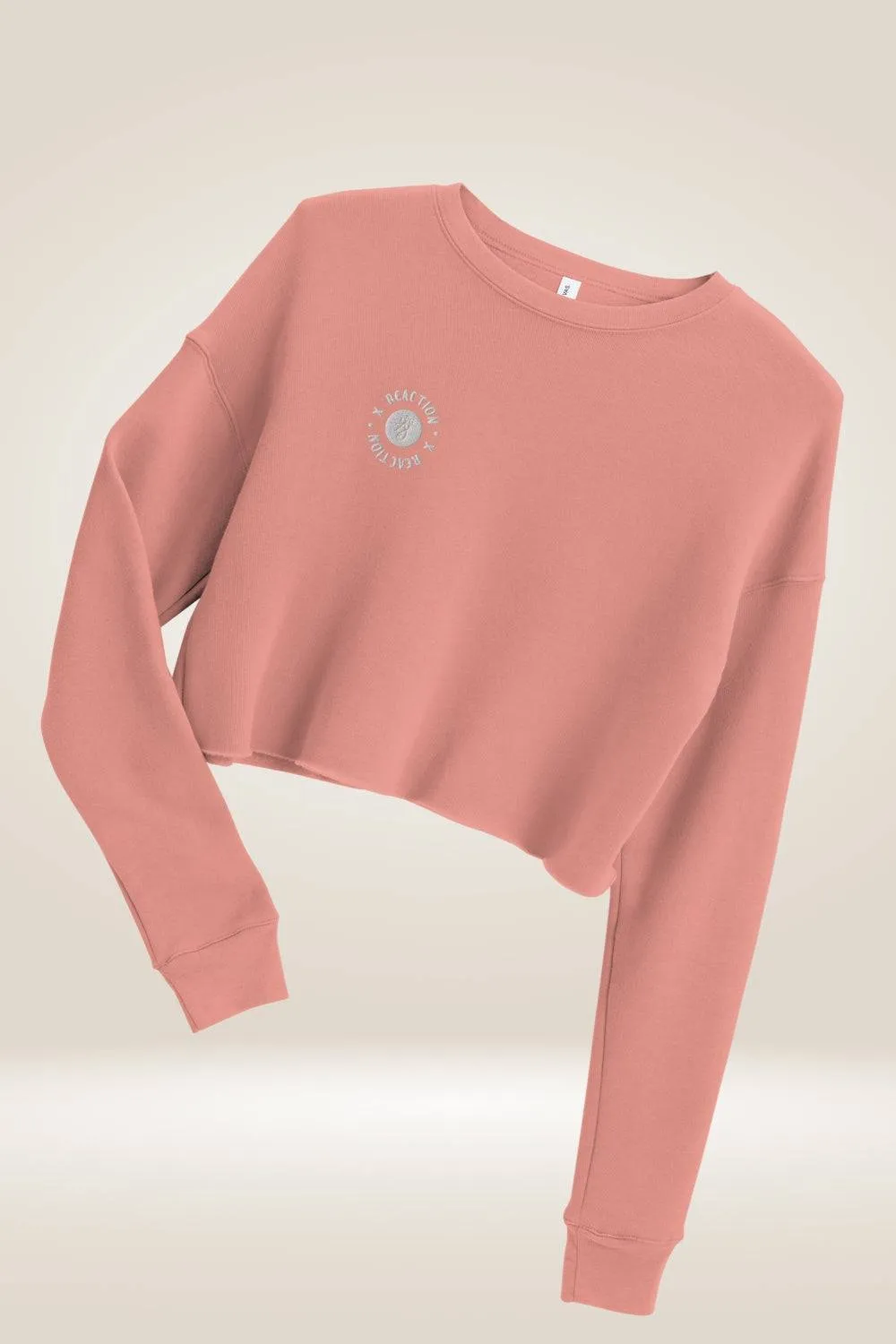 TGC Boutique X Reaction Pink Cropped Sweatshirt