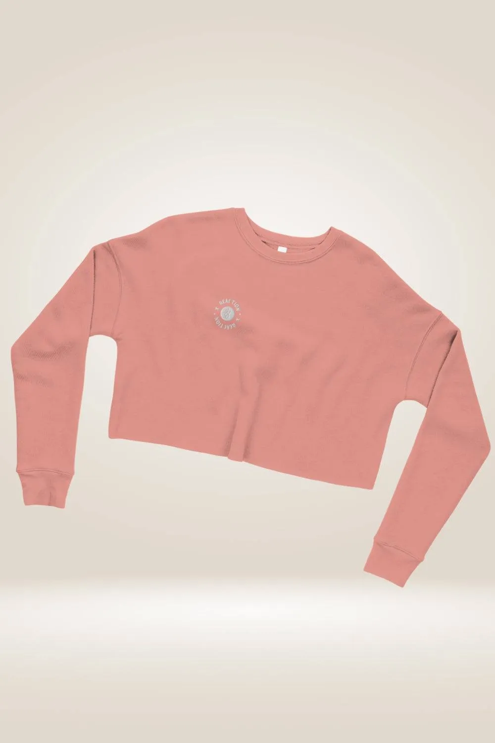 TGC Boutique X Reaction Pink Cropped Sweatshirt